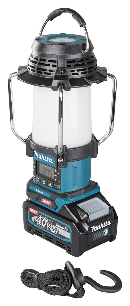 Радіоприймач з ліхтарем акумуляторний Makita MR010GZ (XGT, Bluetooth, USB, 3 Вт, 310 Лм, без акумуляторів та зарядного пристрою) - фото 5