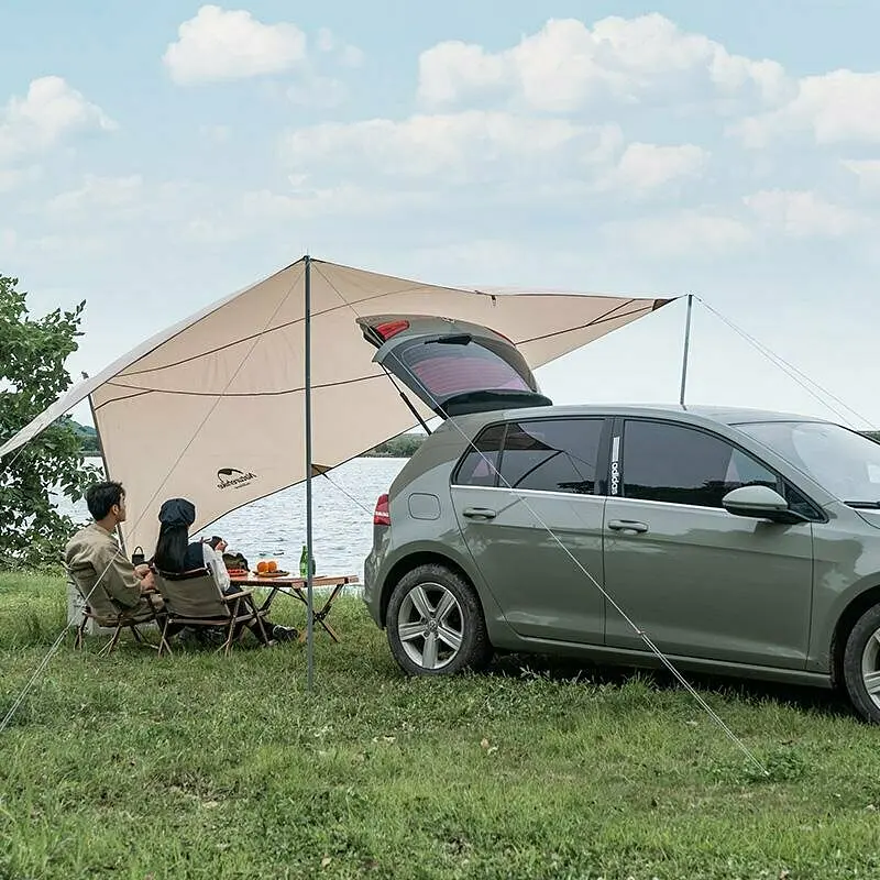 Тент Naturehike Car Rear Canopy (NH21TM001) 590x340см для кемпінгу з трьома стійками - фото 5