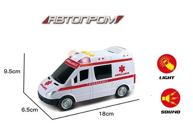 Іграшка Машина АВТОПРОМ 7994 Різнокольоровий shop (6985608360210)
