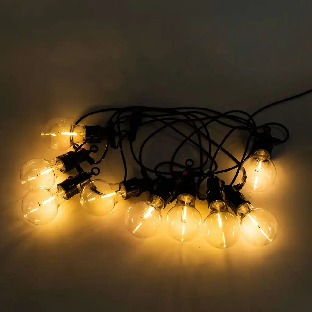 Ретро-гірлянда вулична GarlandoPro 10 LED довжина 5 м, жовтий (A60Y) - фото 7