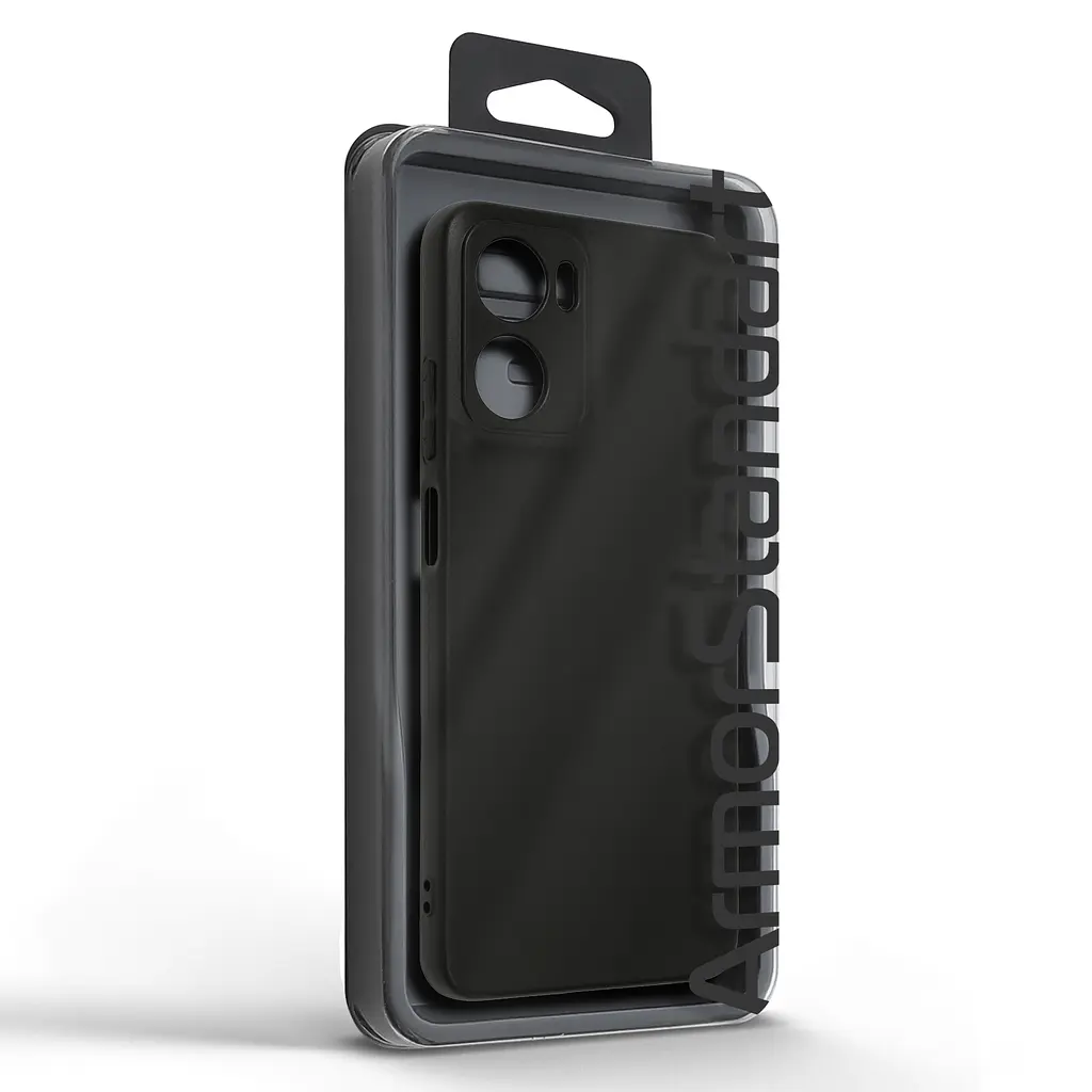 Чехол-накладка для смартфона Motorola G05/E15 противоударный, силиконовый, термополиуретановый (ТПУ), с защитой камеры и корпуса, черный, защита всего корпуса, ArmorStandart (ARM82997) - фото 5
