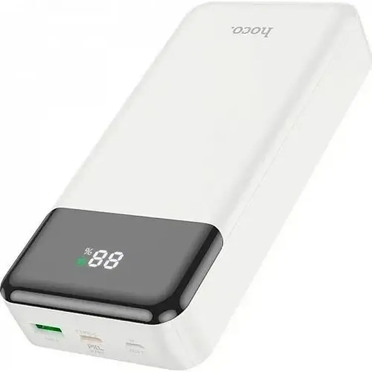 Портативная батарея Hoco J102A Cool Figure PD20W+QC3.0 20000 mAh White - фото 2