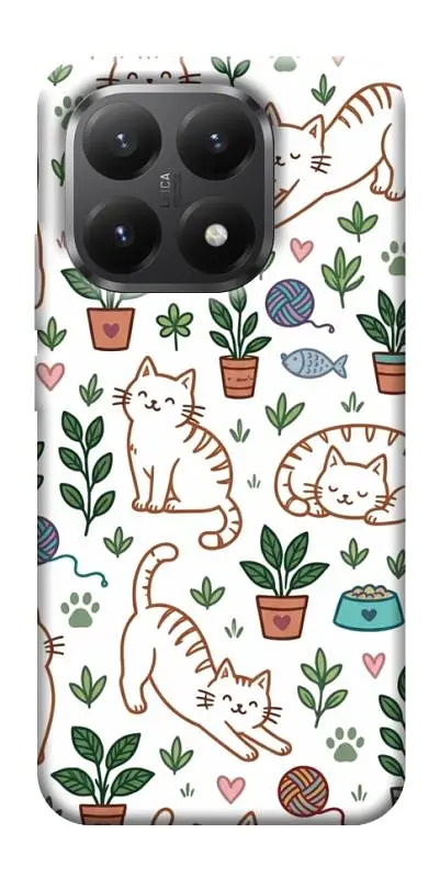 TPU чохол Demsky Cats pattern для Xiaomi 15T