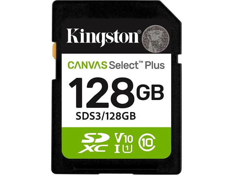 Карта пам'яті Kingston Canvas Select Plus SDXC Class 10 UHS-I U1 128 GB (SDS3/128GB)