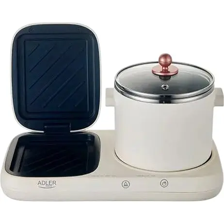 Кастрюля электрическая Adler AD 6421 с грилем - фото 4