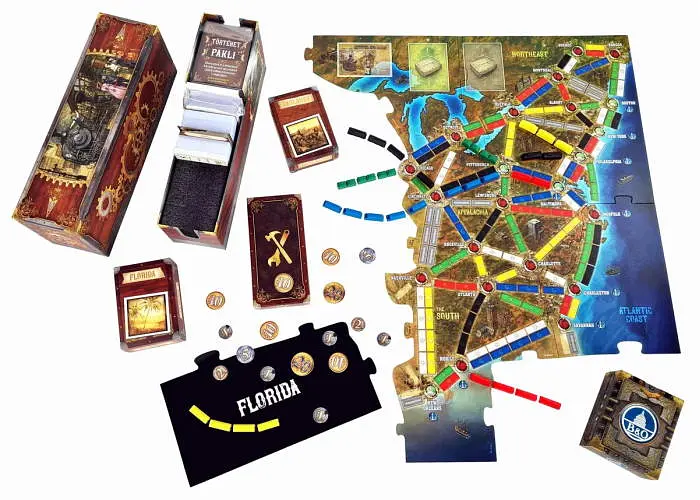 Настольная игра Lords of Boards Билет на поезд. Наследие: Легенды Запада (Ticket to Ride Legacy: Legends of the West) (малая локализация - укр. правила) (TTR_WL) - фото 3
