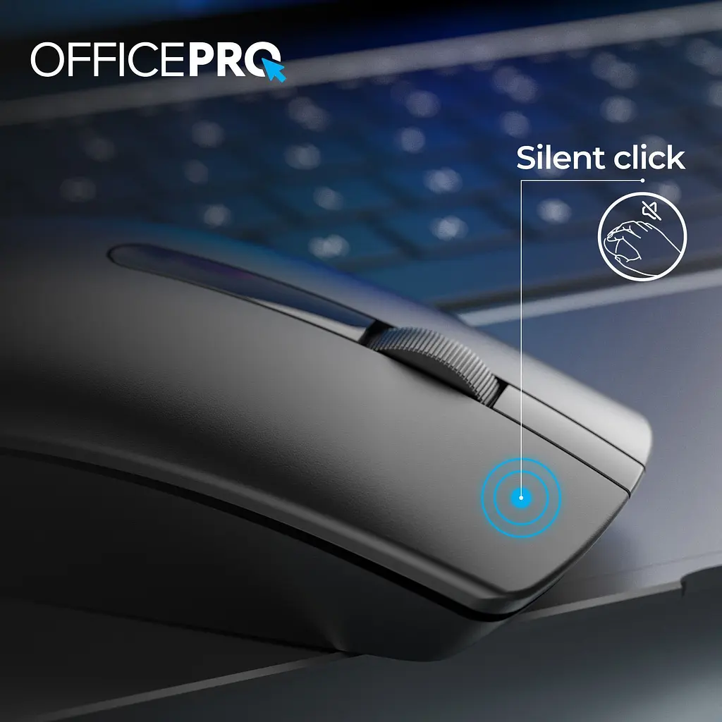 Миша OfficePro M175B Silent Click Wireless Black [144294] - фото 11