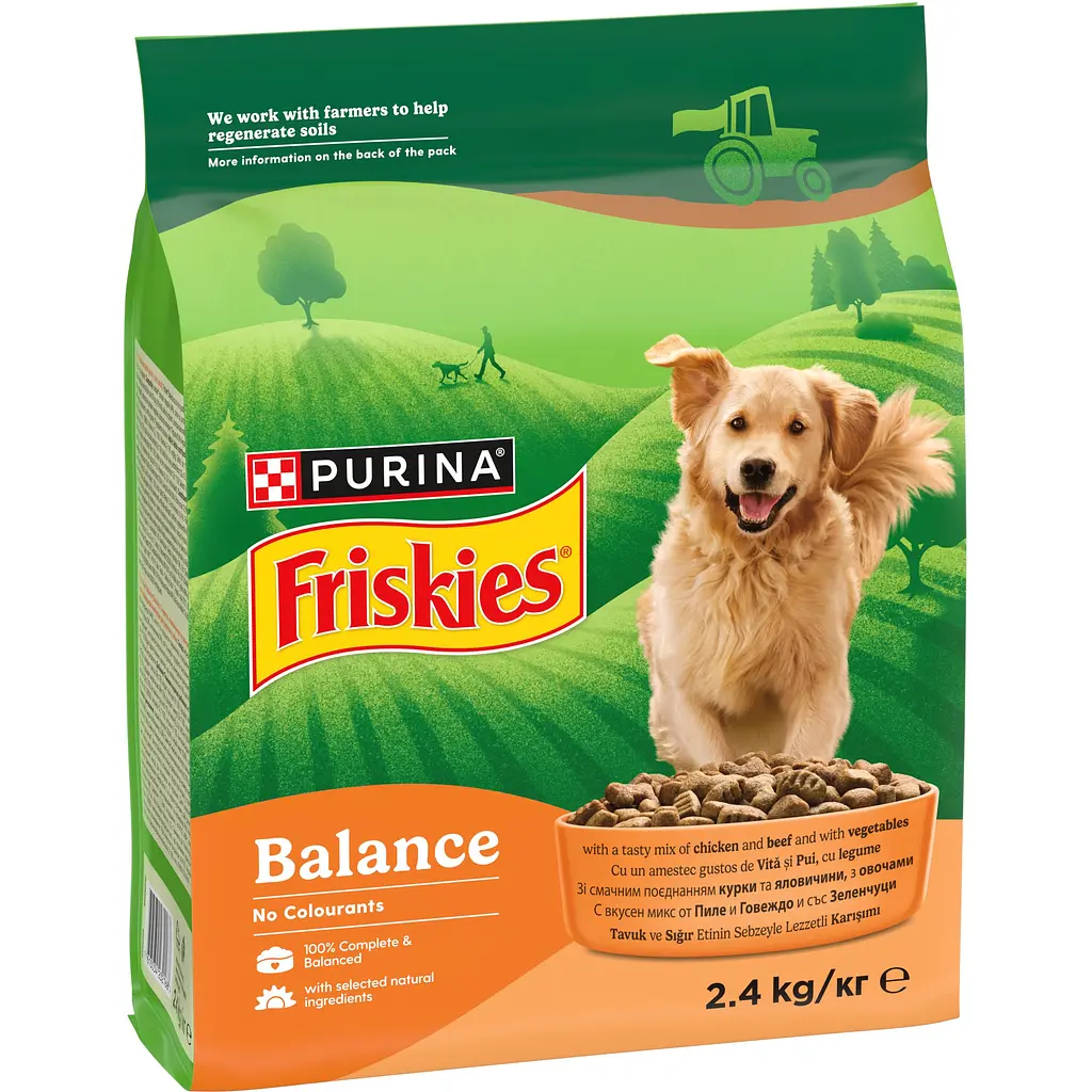 Сухой корм для взрослых собак Friskies Balans с курицей и овощами 2.4 кг - фото 2