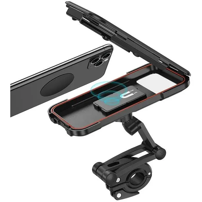 Велотримач для телефону HOCO Rider waterproof bicycle stand CA101 190x100mm base - фото 6