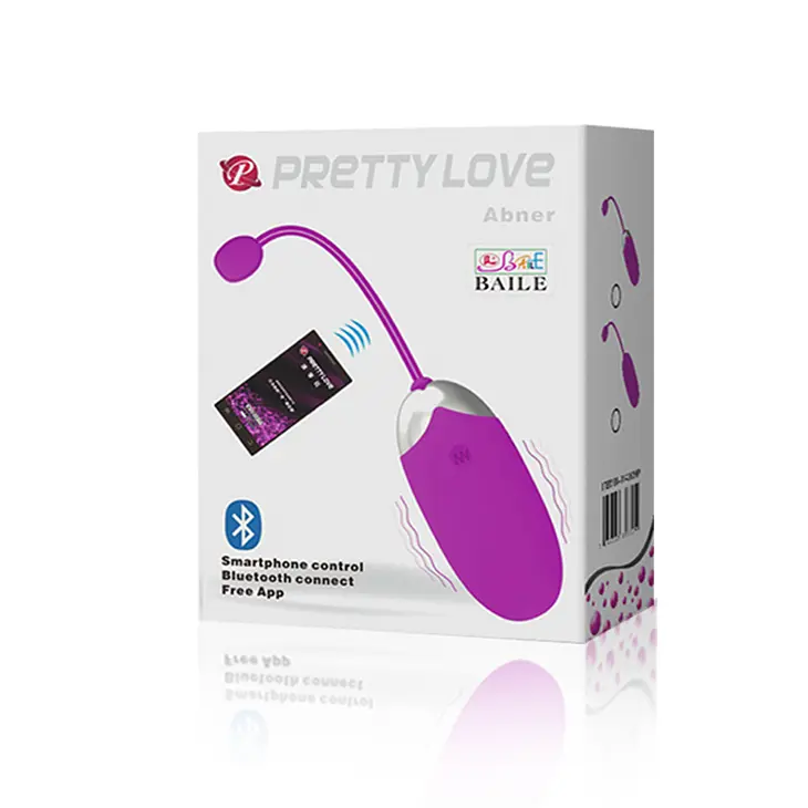 Віброяйце Pretty Love Abner фіолетове з додатком - фото 2