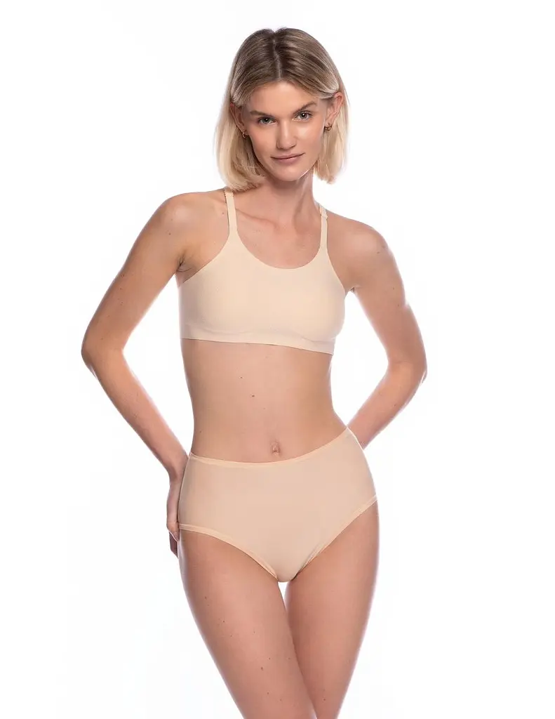 Трусики жіночі міді Lama FIT6000MD-06 бежеві L/2XL - фото 3