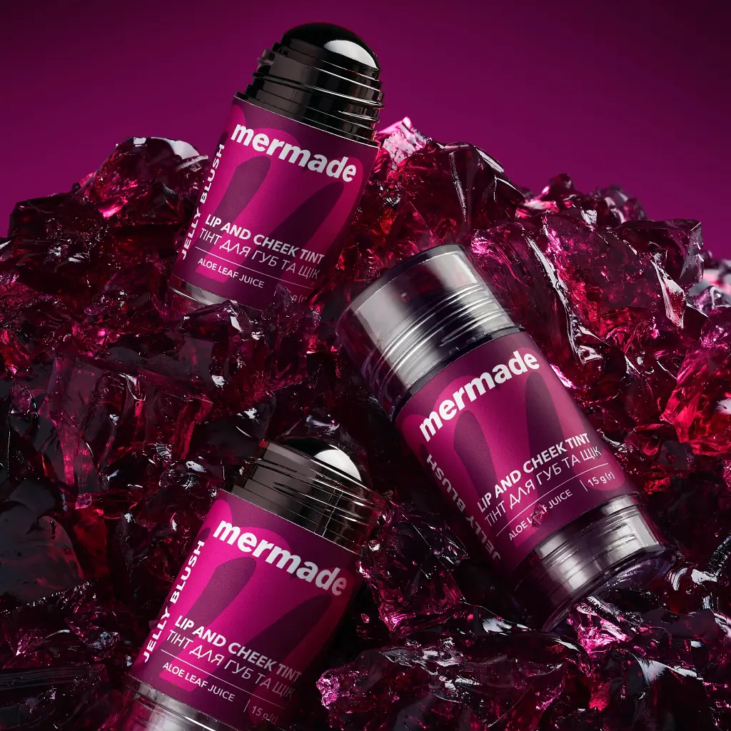 Тінт для губ Mermade Jelly Blush Для губ і щік 15 г (4823122903242) - фото 6