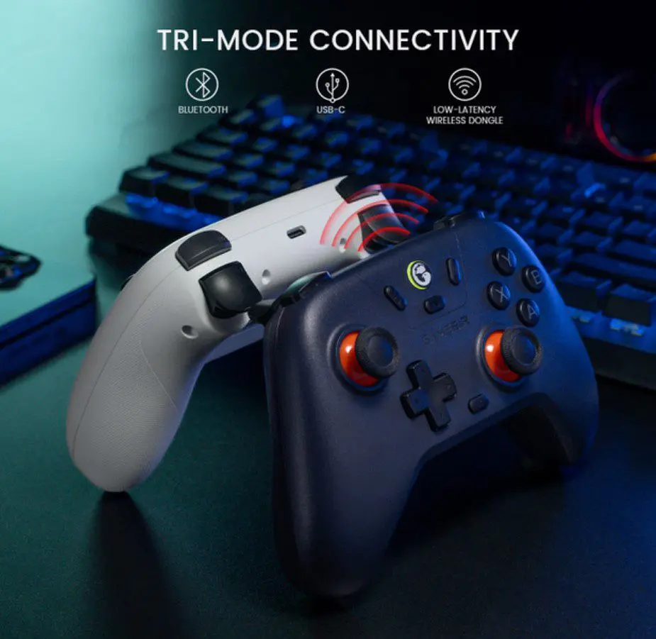 Геймпад Bluetooth джойстик GameSir T-4n Nova Lite Multiplatform Controller Bluetooth/2,4G/USB DualShock White - фото 9