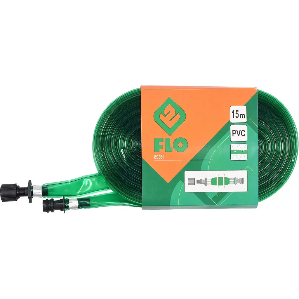Шланг плоский с отверстиями для орошения Flo 15 м (89361) - фото 2