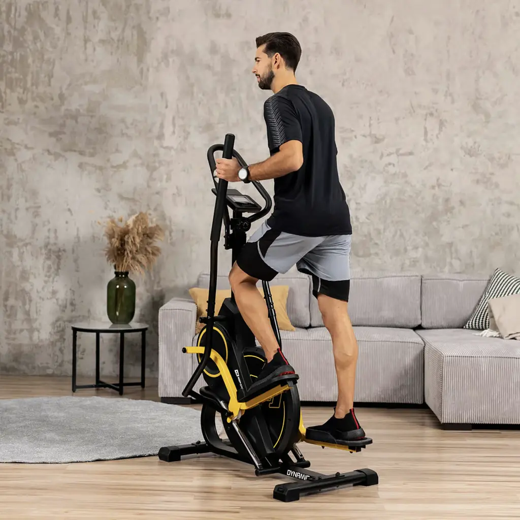 Орбітрек магнітний Hop-Sport HS-450B Dynamic чорно-жовтий - фото 10