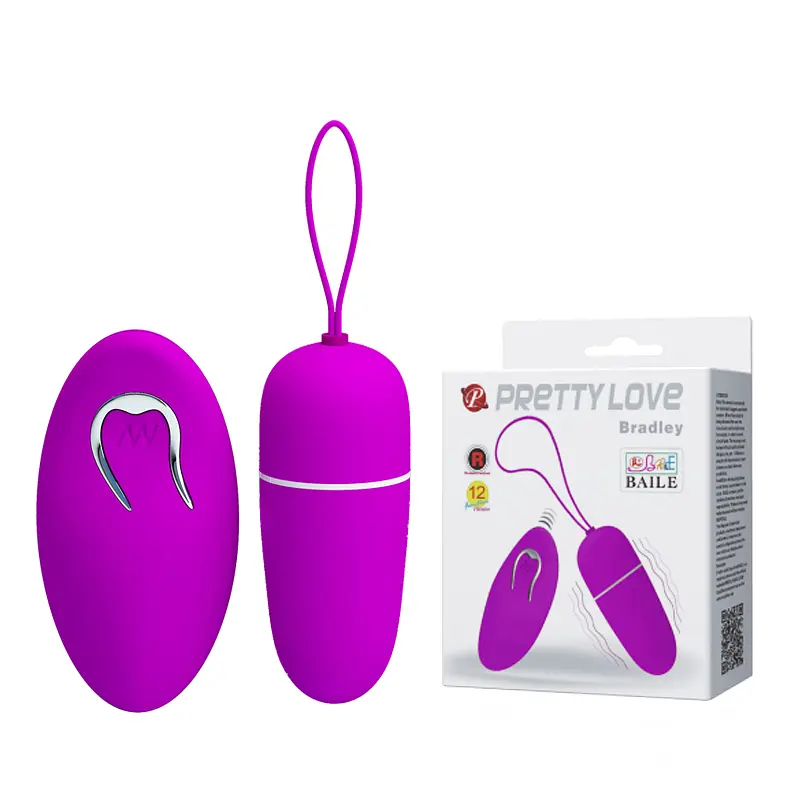 Віброяйце Pretty Love Bradley Vibrating Egg Purple - фото 10