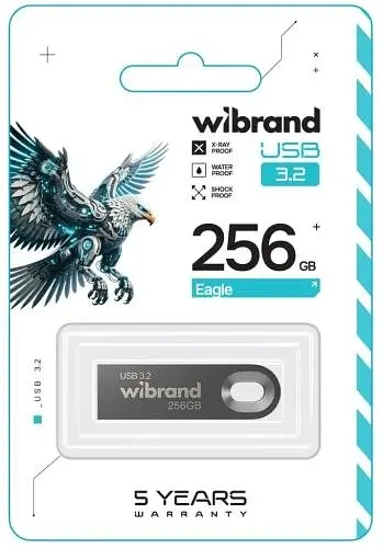 Флеш накопичувач USB 256Gb Eagle, Grey Wibrand teh0021068 - фото 2