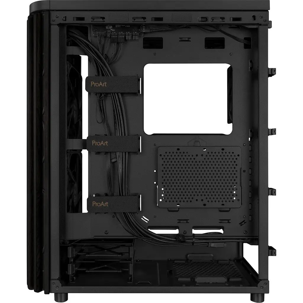 Корпус Asus ProArt PA401 Tempered Glass без БЖ (90DC00M0-B39020) Black - фото 6