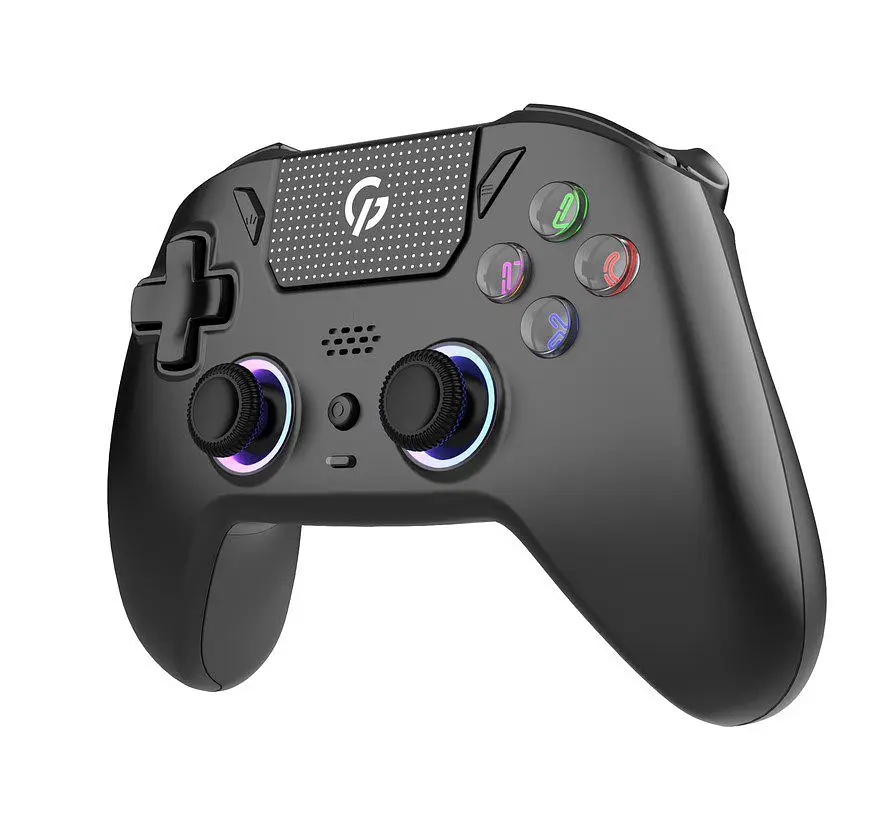 Геймпад Bluetooth джойстик GamePro GPS-13B Bluetooth 5.3/USB (PC/iOS/Android/PS3/PS4) DualShock RGB Black - фото 2