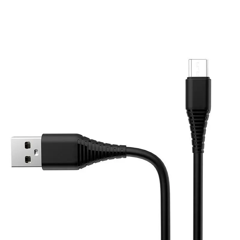 Кабель ColorWay USB - microUSB (M/M) (PVC), 2.4А, 1 м, Чорний (CW-CBUM025-BK) - фото 3