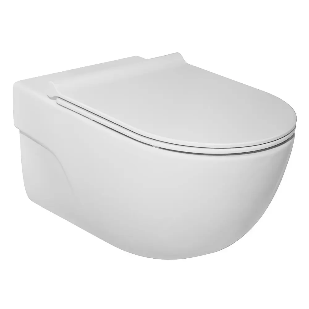 Комплект інсталяція Geberit Duofix 3 в 1 458.126.00.1 + унітаз підвісний Roca Meridian A34H240000 з кришкою Soft Close, Білий - фото 3