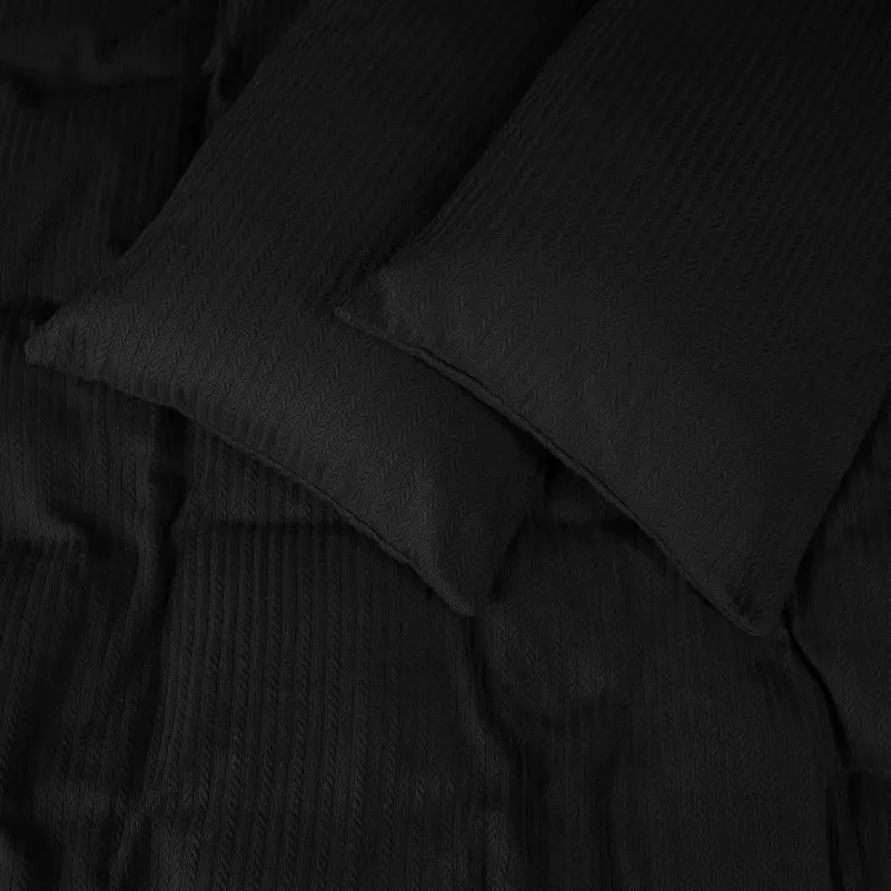 Покривало з наволочками MirSon №10-06 Arrowline Black (2200010404463) - фото 4