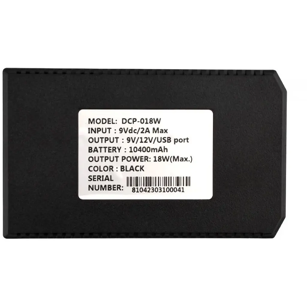 ИБП UPS DC 18W 10400mAh для роутера, терминала, камеры DCP-018W/5V/9V/12V/USB/LED Black + блок питания 9V 2A - фото 3