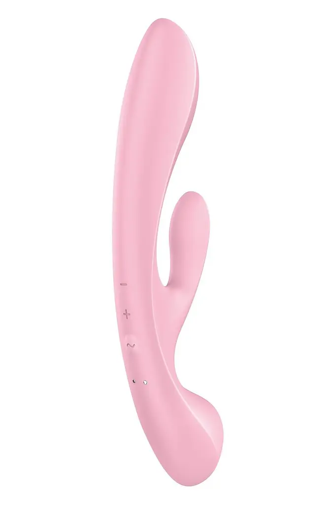 Вибратор-кролик Satisfyer Triple Oh 24 см розовый - фото 2