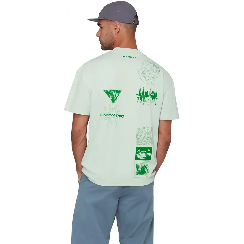 Футболка Mammut BaseRelaxed T-Shirt Glacier XXL silversage - фото 5