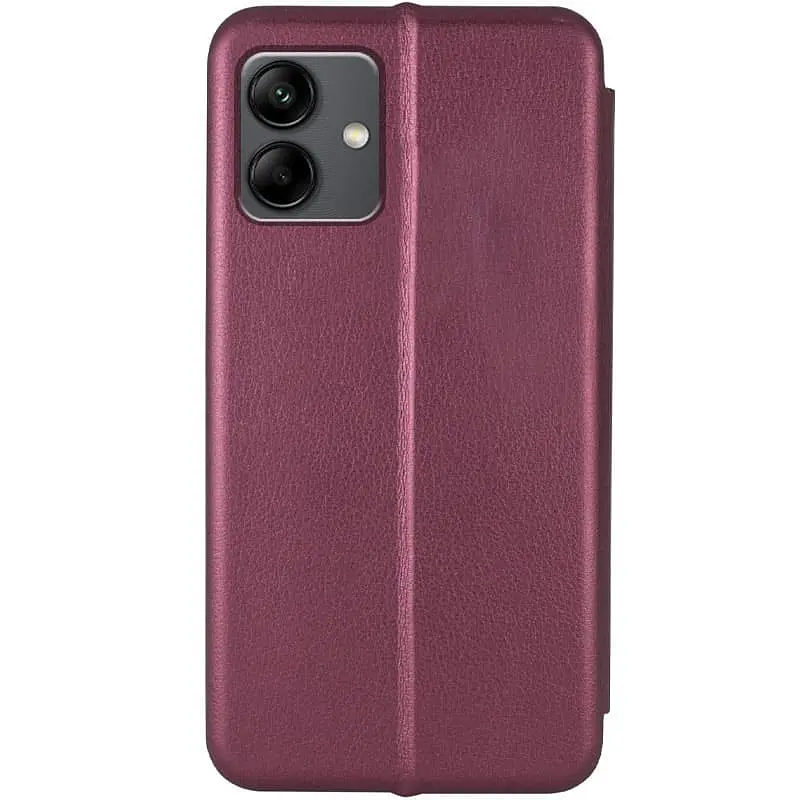 Шкіряний чохол-книжка Classy для Samsung Galaxy A04 Бордовий - фото 2