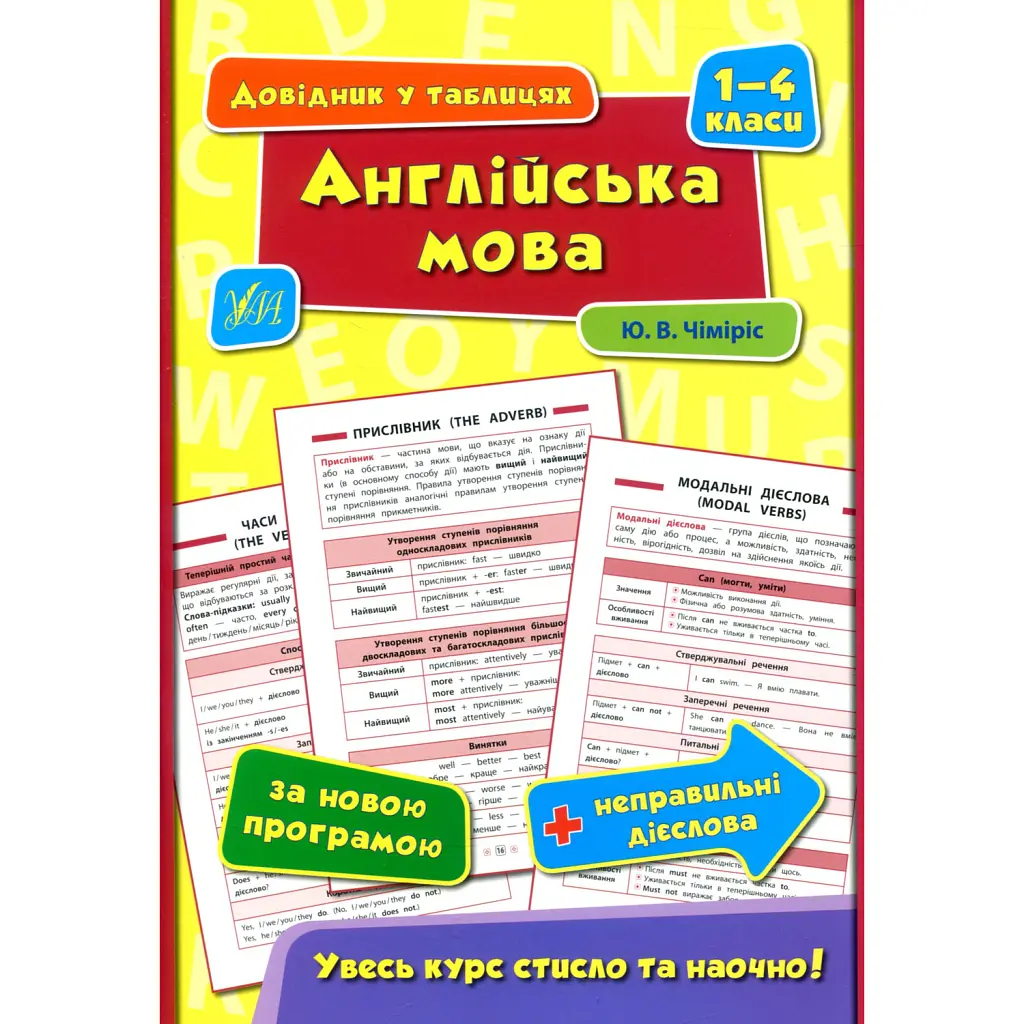 Довідник у таблицях. Англійська мова. 1–4 класи - Юлія Чіміріс