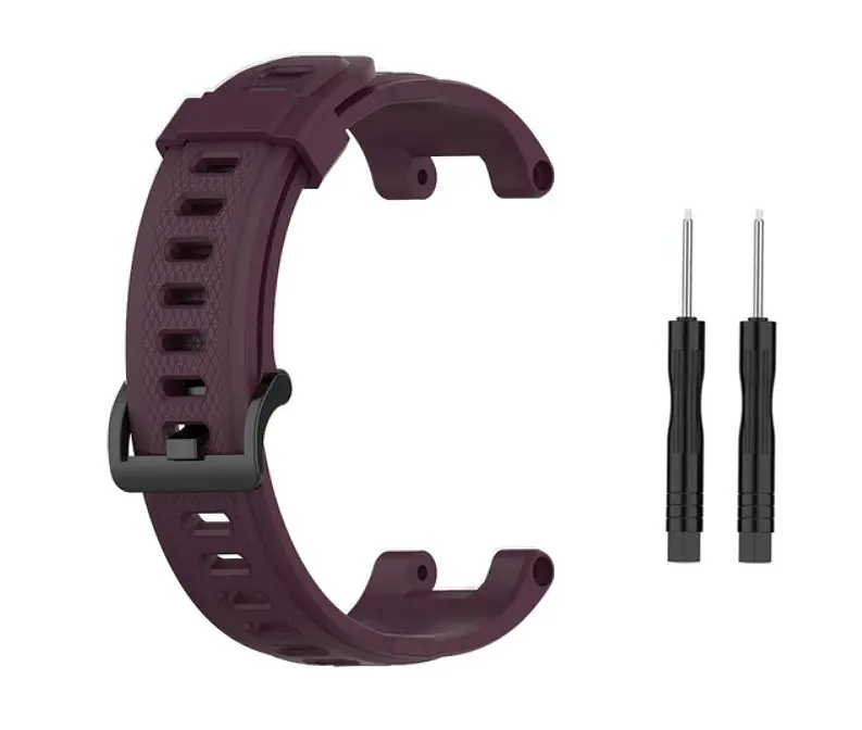 Силиконовый ремешок Primolux для смарт часов Xiaomi Amazfit T-Rex (A1918)/T-Rex Pro (A2013) Purple - фото 2