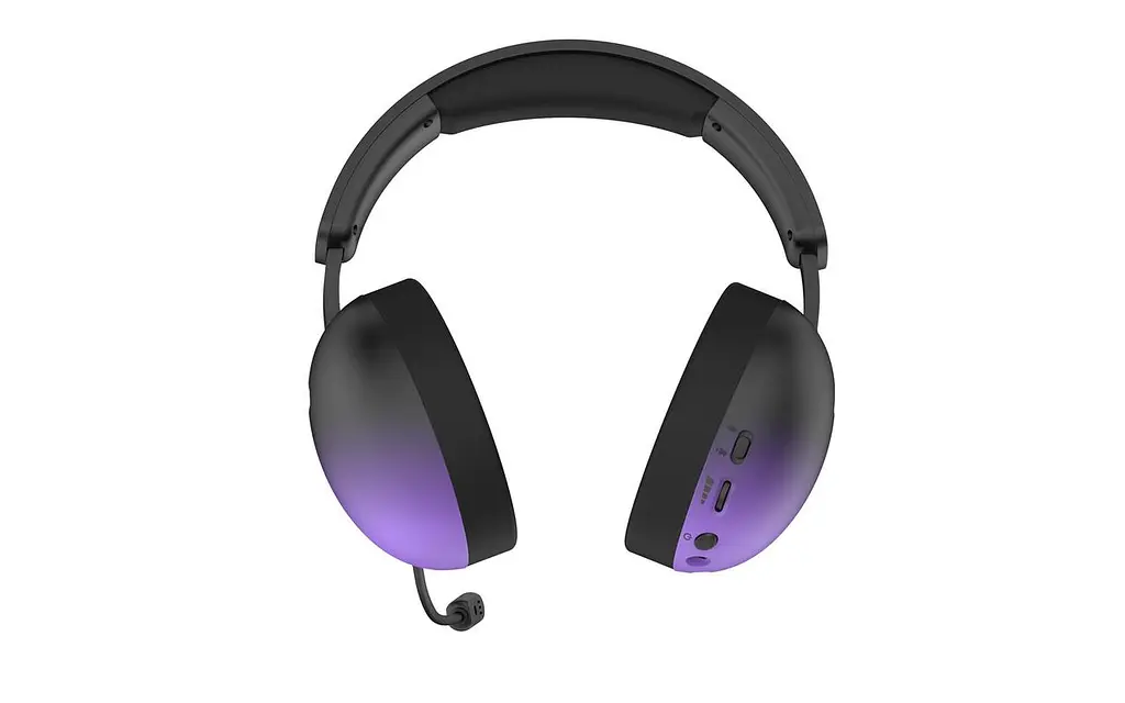 Bluetooth-гарнiтура Hator Hellyberry HH30 Pro Wireless Чорний/Фіолетовий (HH30_PRO_wireless_BV) - фото 5