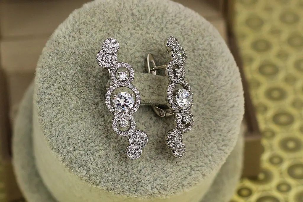 Сережки Xuping Jewelry Бульбашки 3 см сріблясті - фото 2