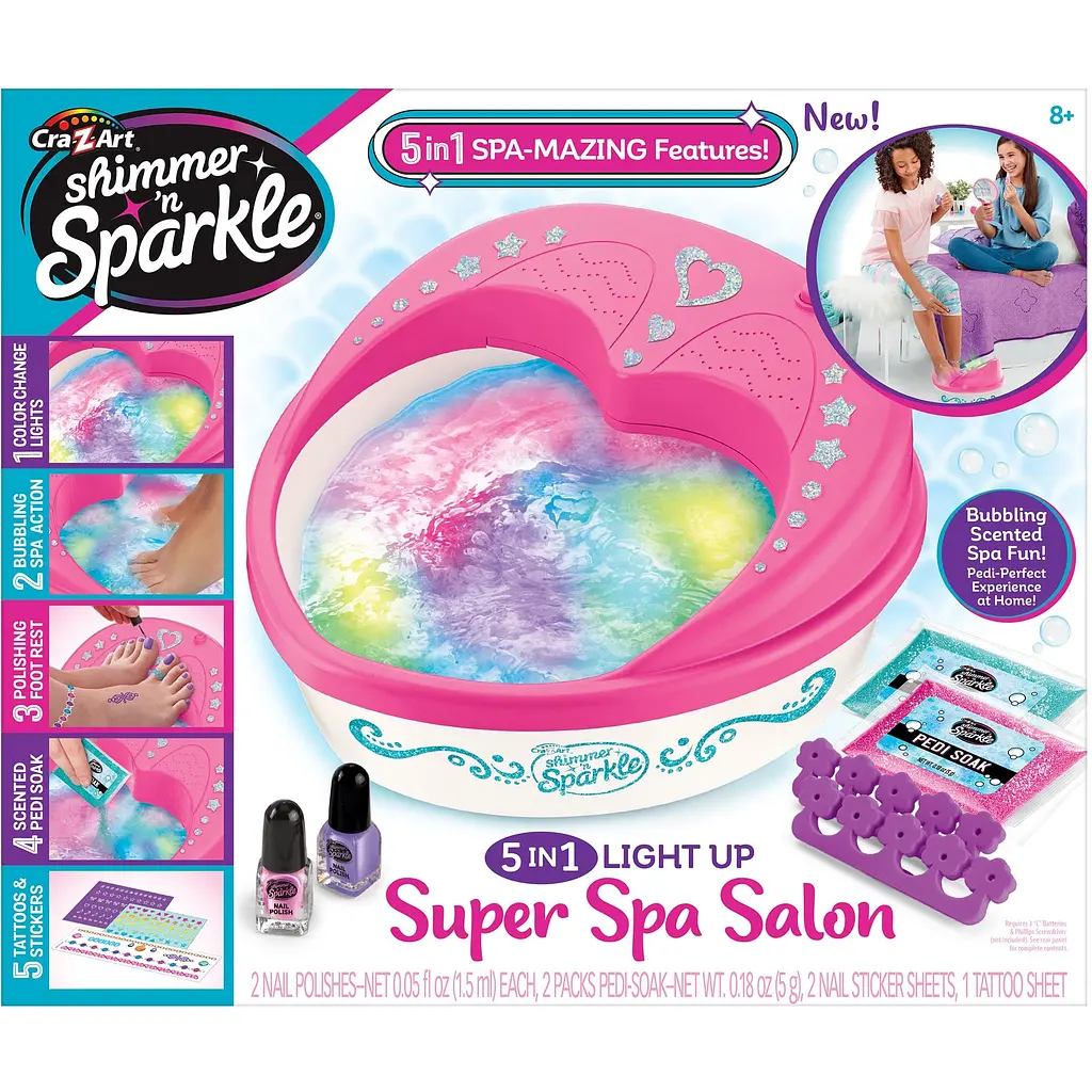 Набор детской косметики Cra-Z-Art Light Up Super Spa Salon 5 in 1 (65628CRA) - фото 2