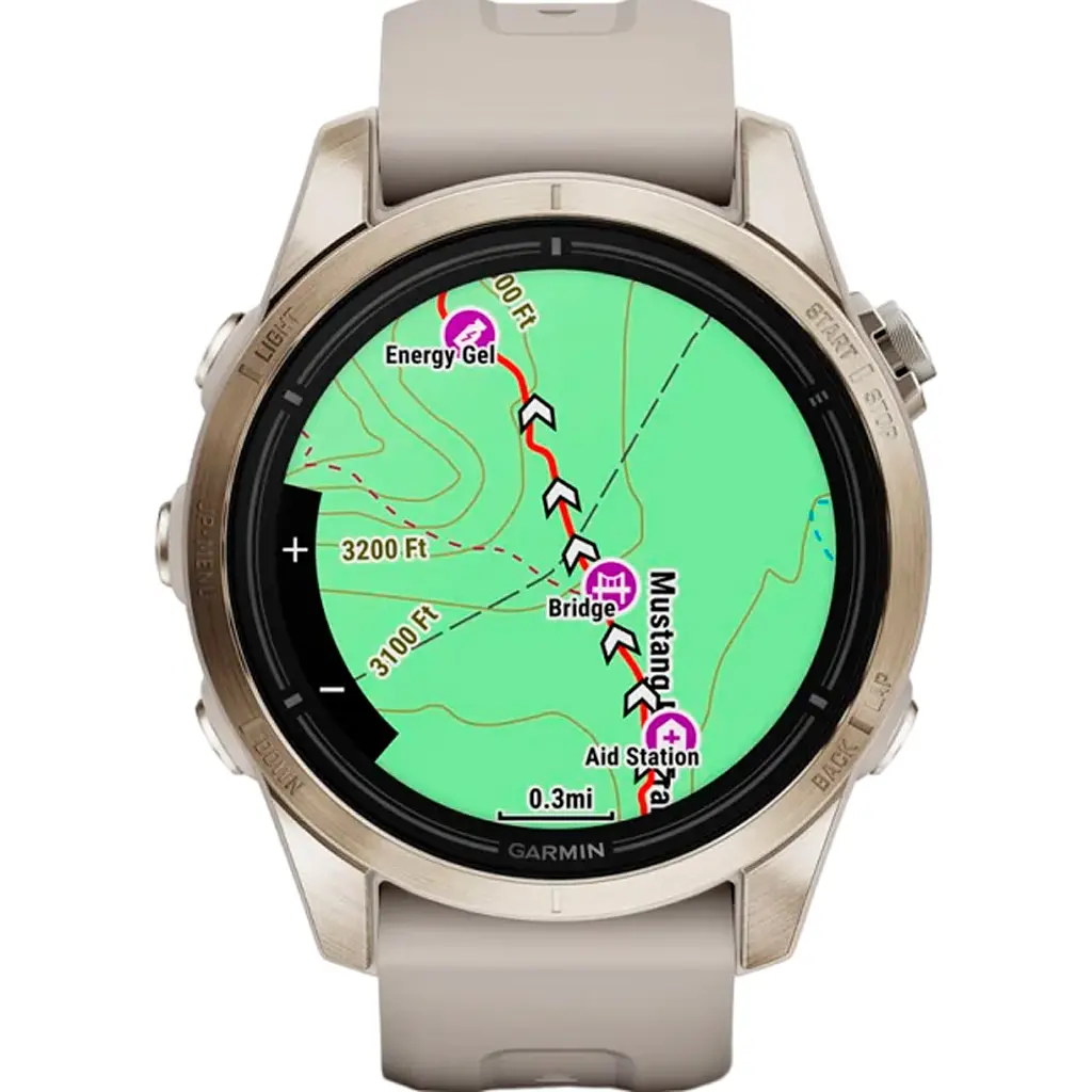 Смарт-часы Garmin Epix Pro [Gen 2] Sapphire Edition 42mm Soft Gold with Light Sand Band [010-02802-10] [86536] - фото 4