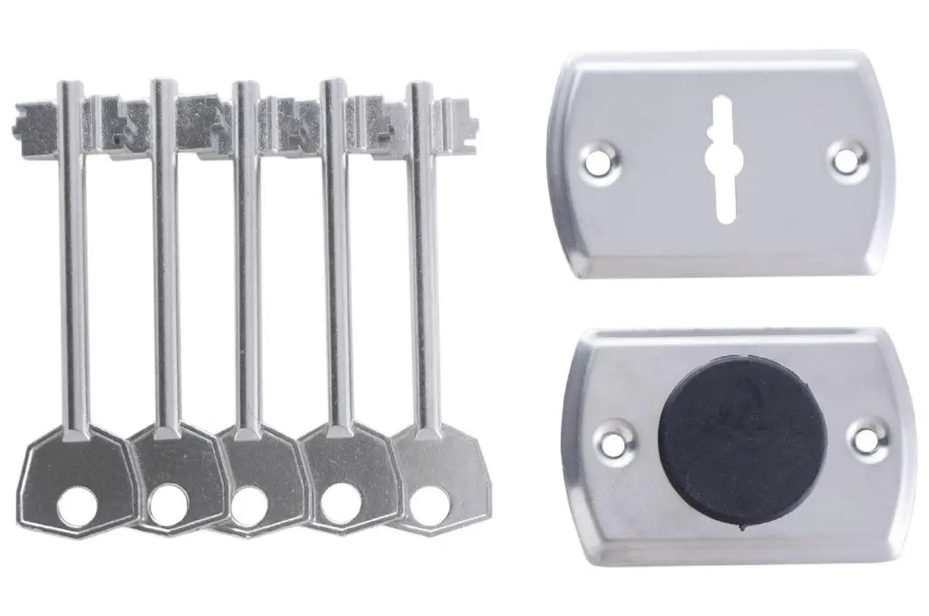 Замок врізний сувальдний дверний FZB CY1082 метал 5кл CP - фото 4