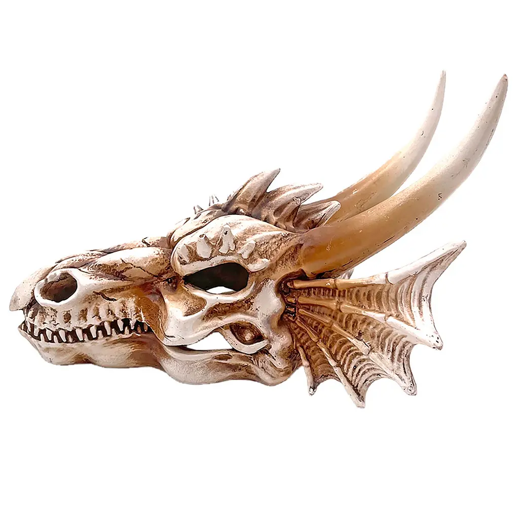Декорація череп дракона Hobby Dragon Skull M 19,5×14,5×13,5 см для акваріума і тераріума (32075) - фото 2