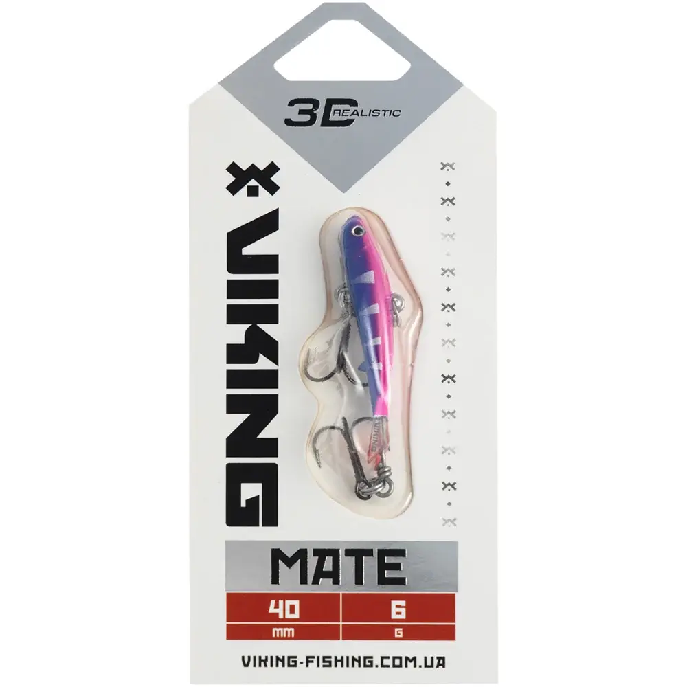 Балансир Viking Fishing Mate Ice Jig 40mm 6g #09 Strange Perch - фото 2