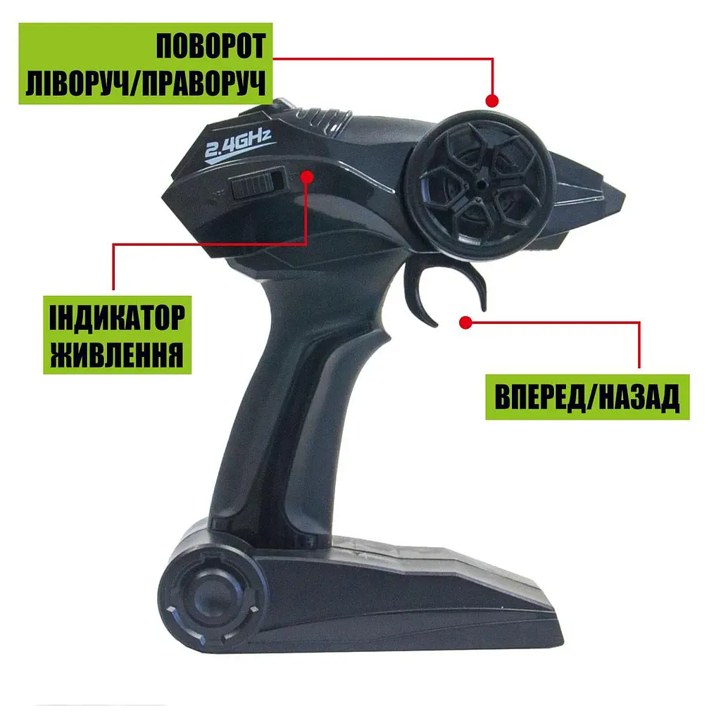 Автомобіль OFF-ROAD CRAWLER з р/к - WHERE THE TRAIL ENDS (матов.чорн., акум. 7.2V, мет.корпус, 1:14) Sulong Toys SL-121RHMBl - фото 11