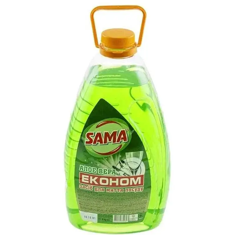 Засіб для миття посуду SAMA 4л Алое Вера
