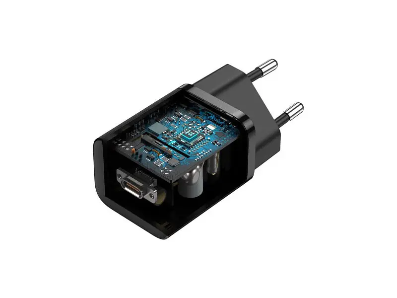 Мережевий зарядний пристрій BASEUS Super Si Quick Charger 1C 25 W Black (CCSP020101) - фото 6