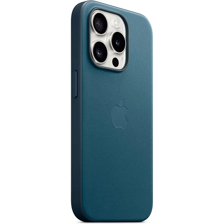 Чохол FineWoven Case with MagSafe для Apple iPhone 15 Pro Pacific Blue AAA [94482] - фото 2