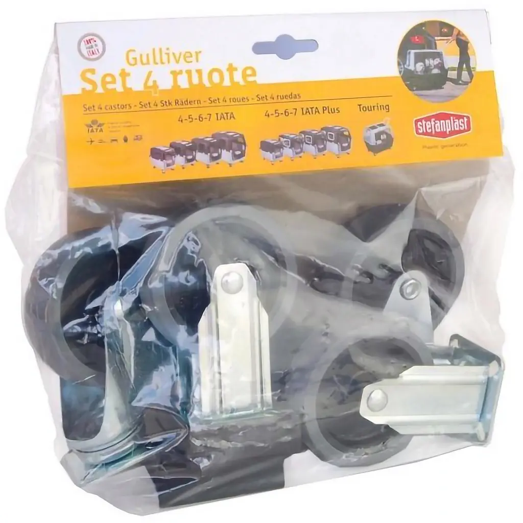 Колеса для переноски Stefanplast Gulliver IATA 4 шт. (96328) - фото 3