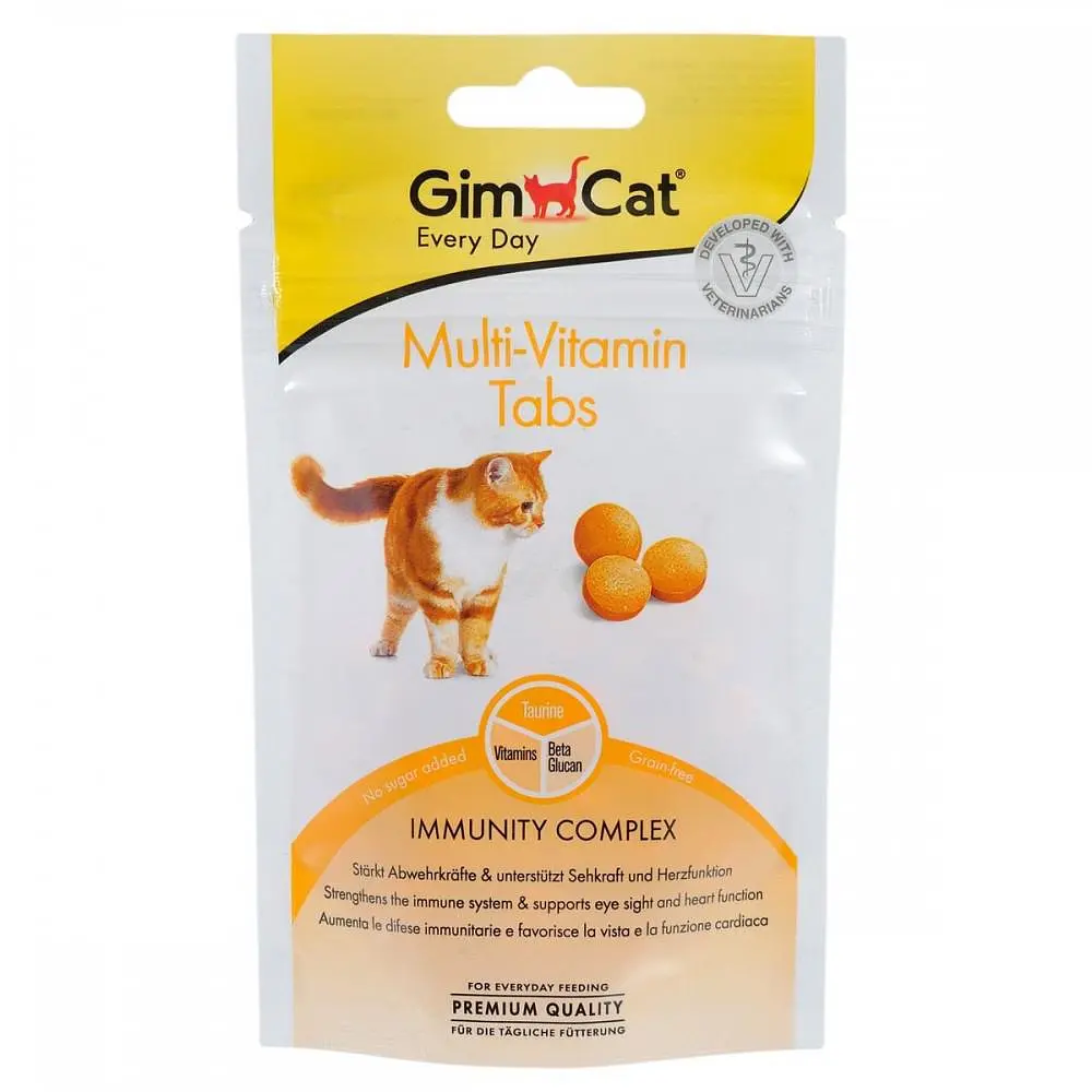 Ласощі для котів GimCat Multi-Vitamin Tabs 40 г (мультивітамін) - фото 2