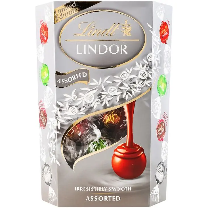 Цукерки Lindt Lindor Silver 200 г - фото 2