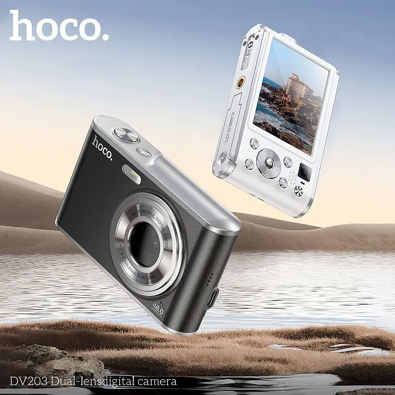 Фотоапарат Hoco DV203 Dual-Lens Digital Camera White [637657] [153430] - фото 5