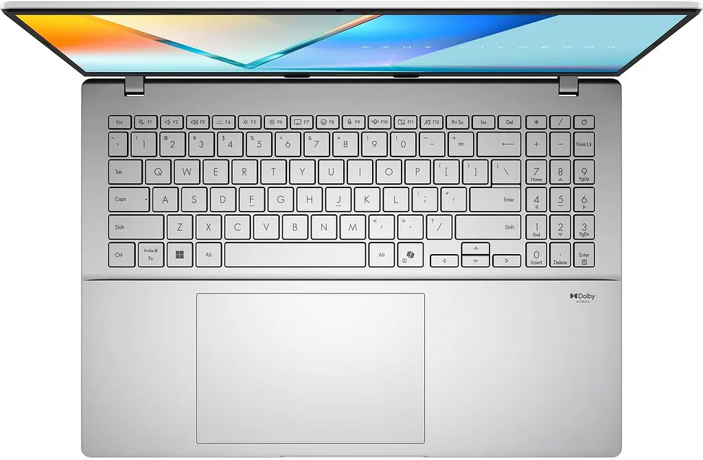 Ноутбук ASUS Vivobook S16 M3607KA-SH031 (16 FHD OLED, Ryzen 5 AI 330, 16 GB, 512 SSD, UMA, DOS) Silver (90NB16T2-M00290) - фото 4