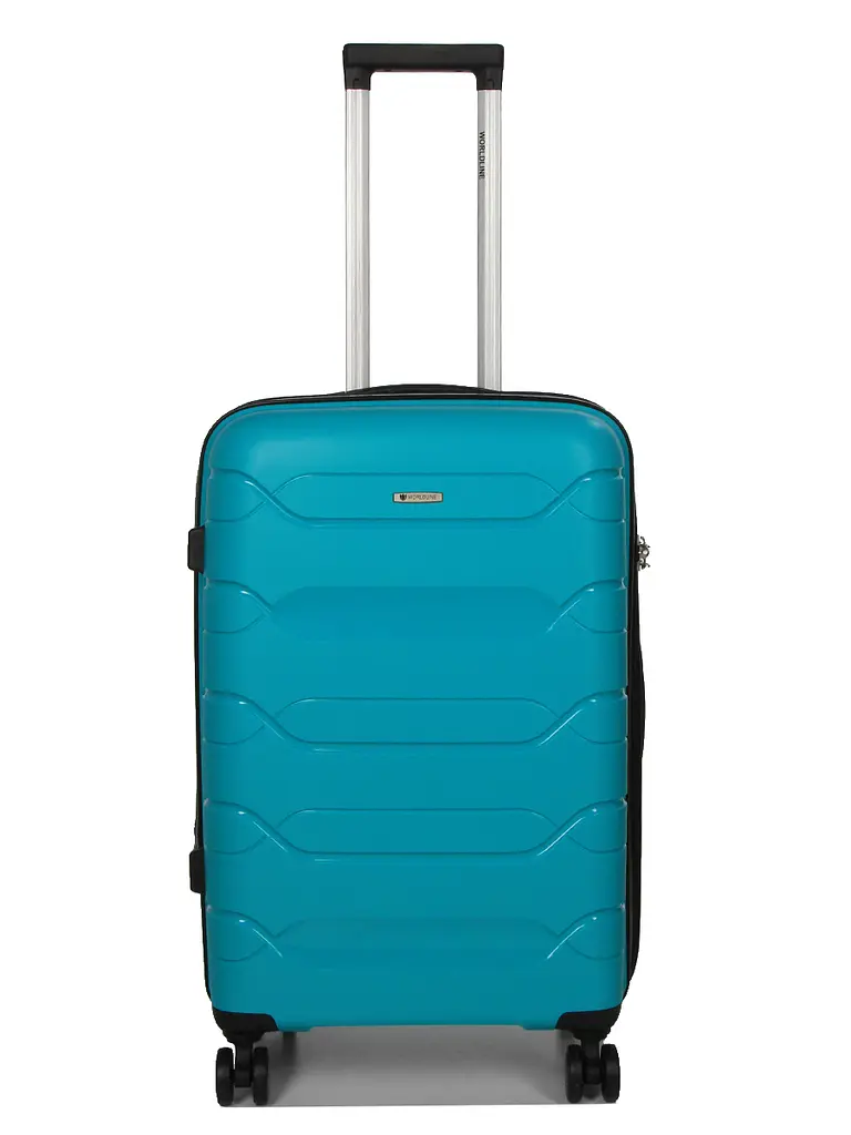 Валіза середня M поліпропілен Worldline Airtex 282 74л 64×41×26см Бірюзова - фото 2