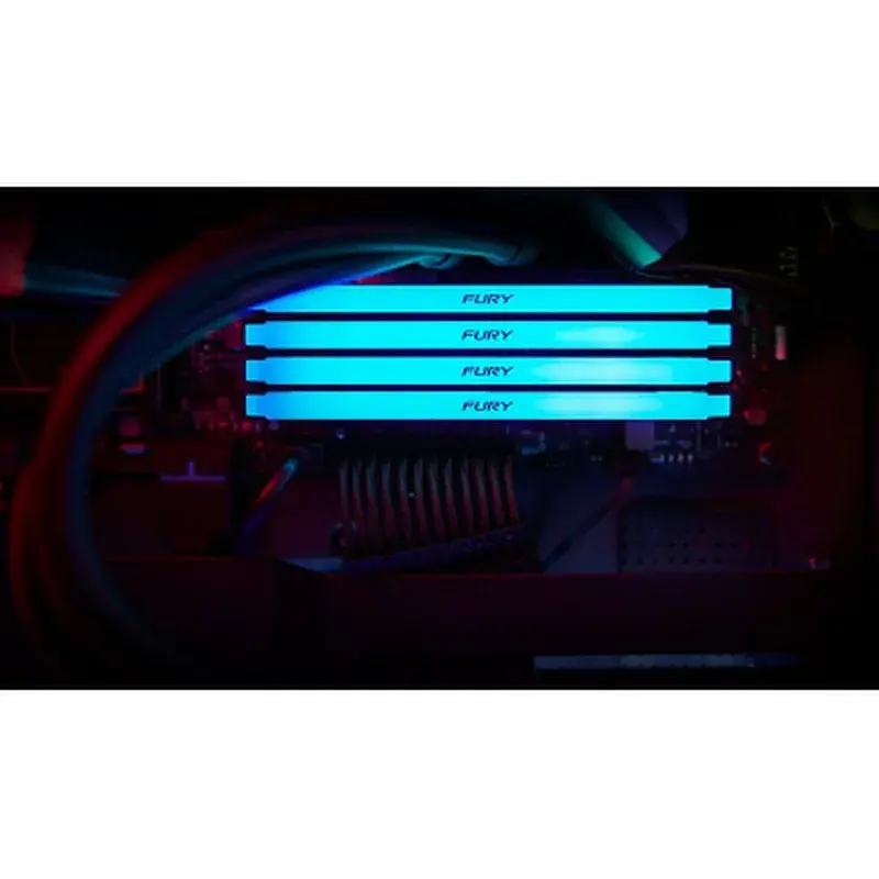 Модуль пам'яті для комп'ютера DDR4 16GB (2x8GB) 3600 MHz Beast RGB Kingston Fury (ex.HyperX) (KF436C17BB2AK2/16) - фото 5